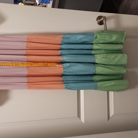 Never Fully Dressed Pastel Rainbow Panel Dress, 6, Multi color - Picture 7 of 12